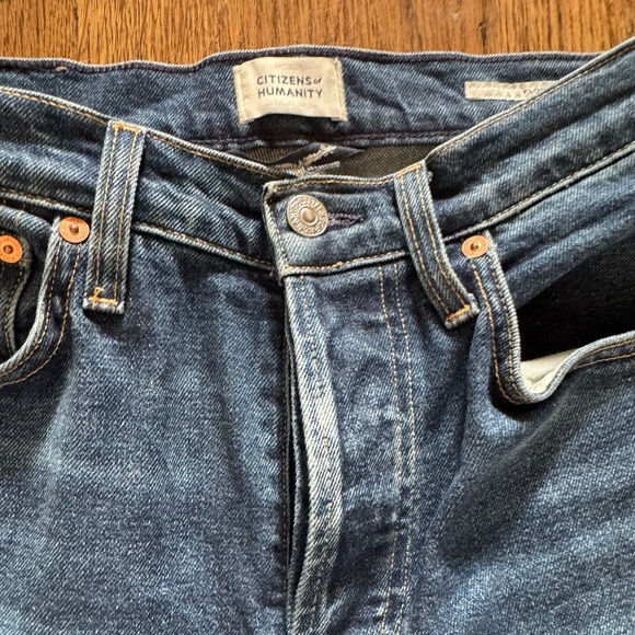 Citizens of Humanity Florence Wide Leg Straight Jeans Size 26 - Picture 11 of 13